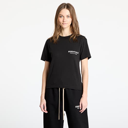 T-shirt Fear Of God ESSENTIALS Tri-Blend Crewneck Tee Black