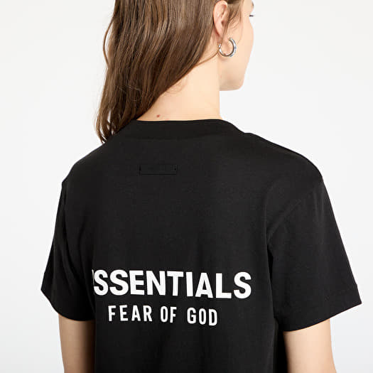 T-shirts Fear Of God ESSENTIALS Tri-Blend Crewneck Tee Black