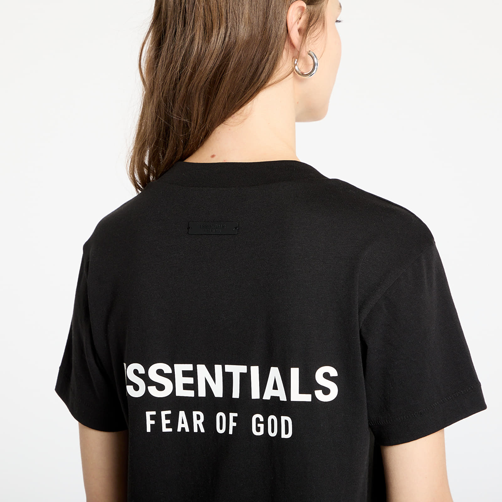 T-shirts Fear Of God ESSENTIALS Tri-Blend Crewneck Tee Black
