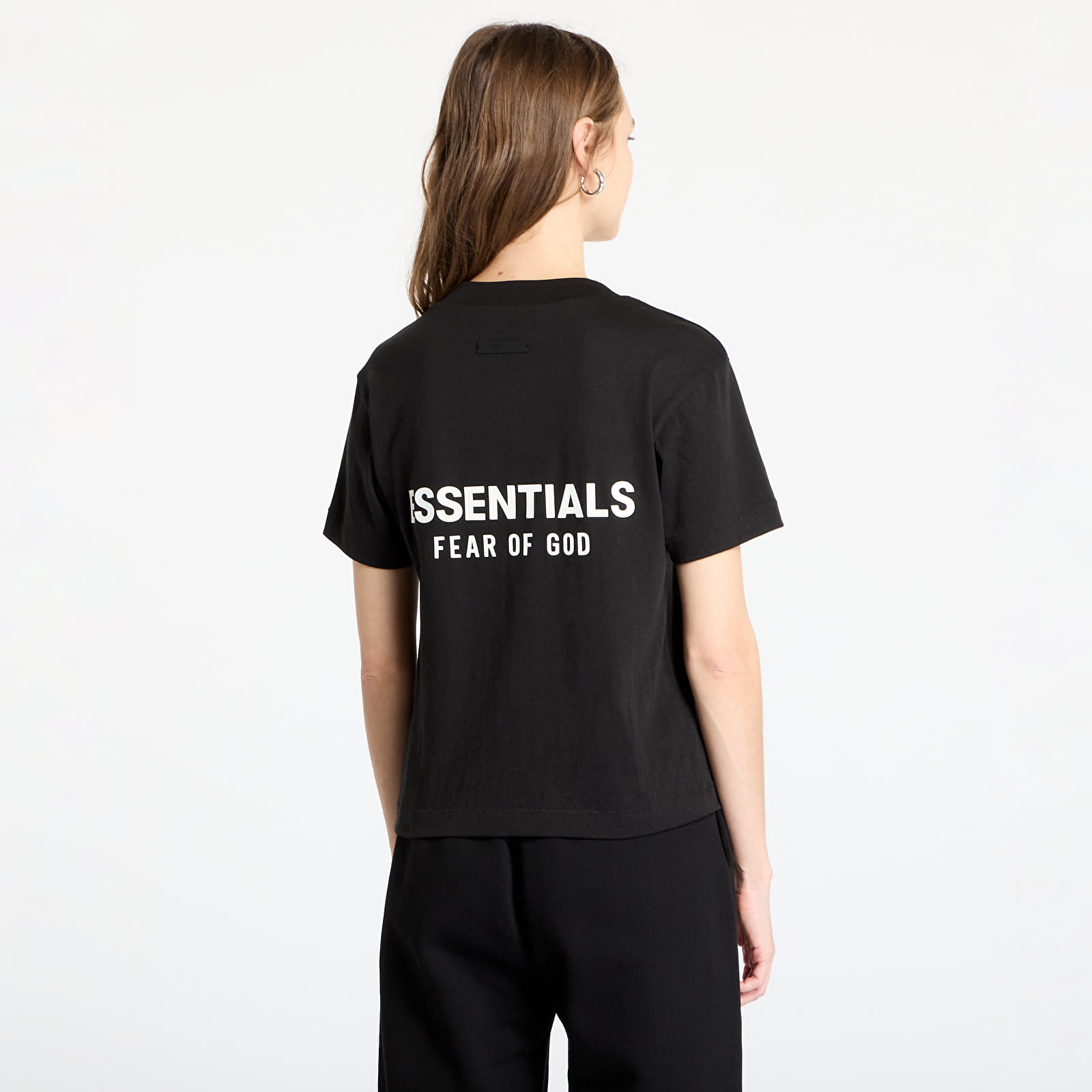 T-shirts Fear Of God ESSENTIALS Tri-Blend Crewneck Tee Black
