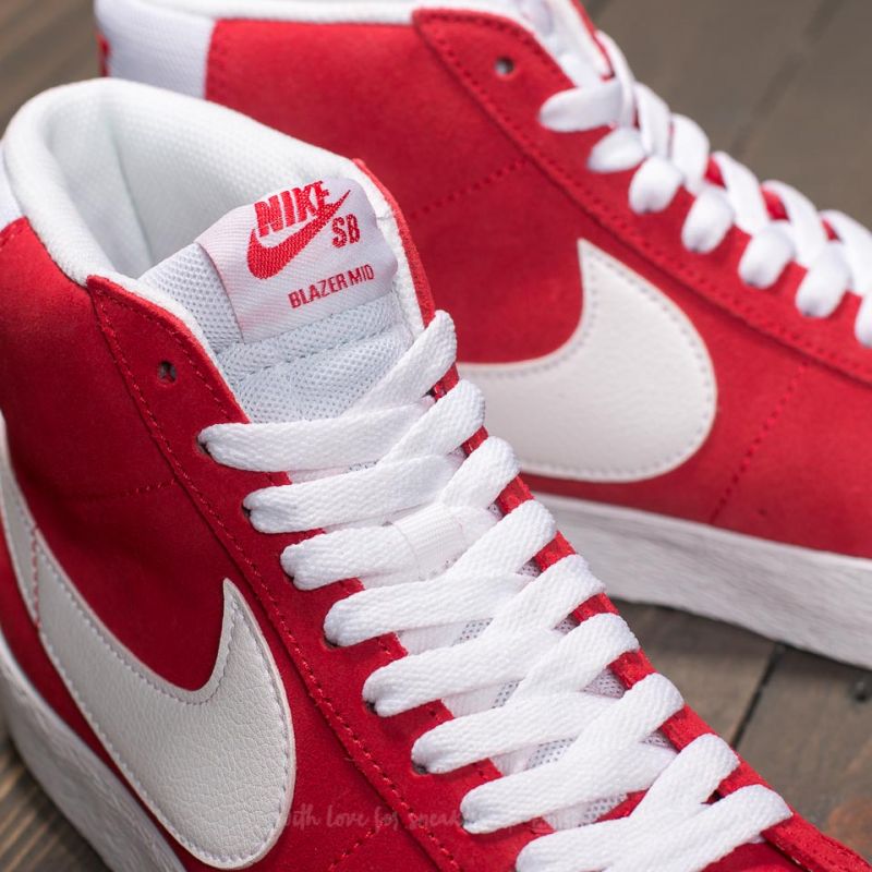 Men's shoes Nike SB Zoom Blazer Mid University Red/ White (864349