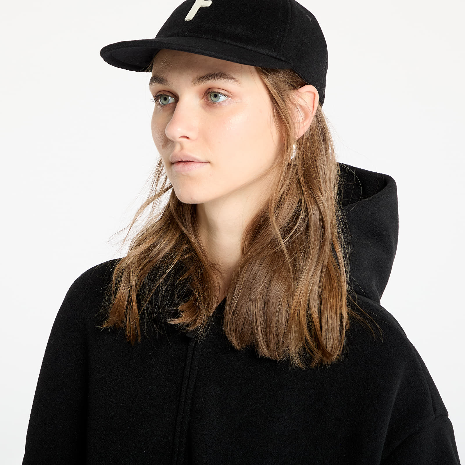 Якета Fear Of God ESSENTIALS Brushed Hooded Bomber Black