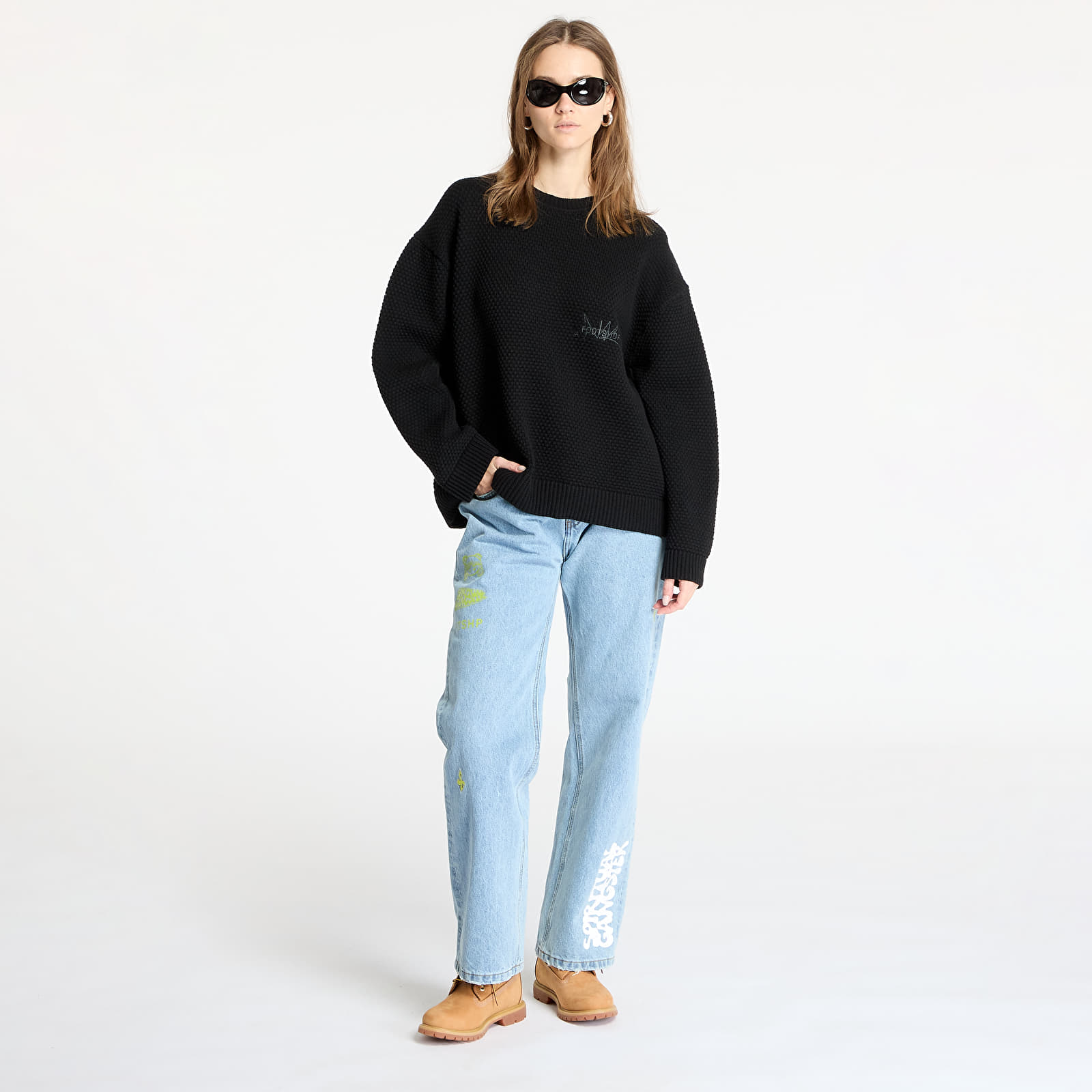 Swetry FTSHP Everyday Sweater UNISEX Black