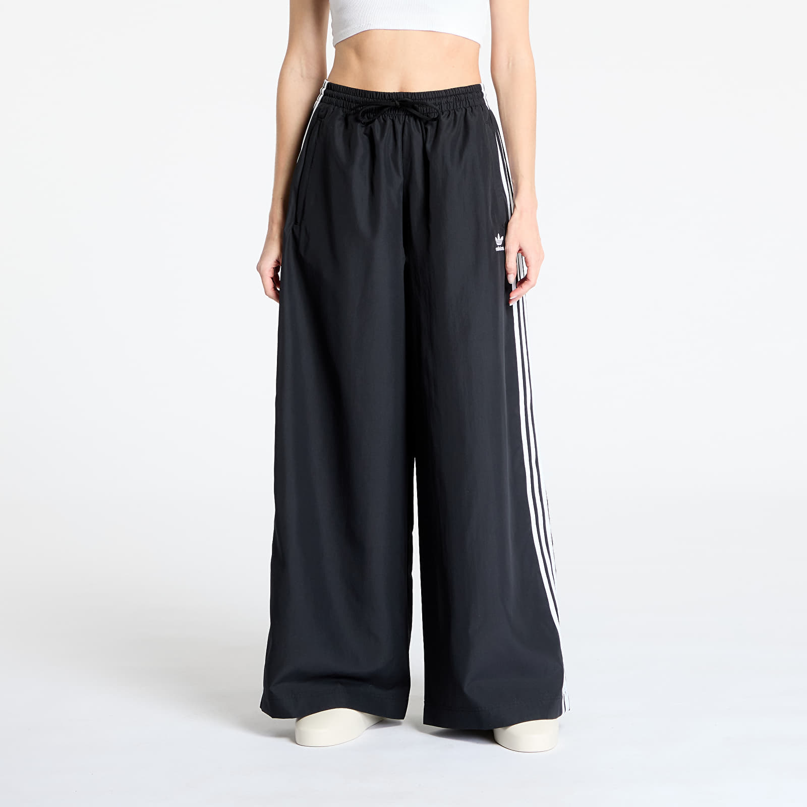 Džíny a kalhoty adidas Firebird Oversized Track Pant Black