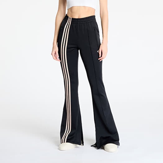 adidas 3 Stripes Flared Firebird Trackpant Black