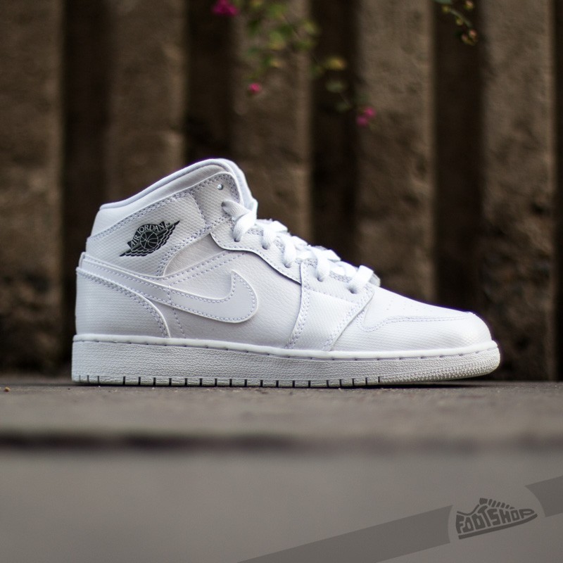 Air jordan 1 outlet mid bg white