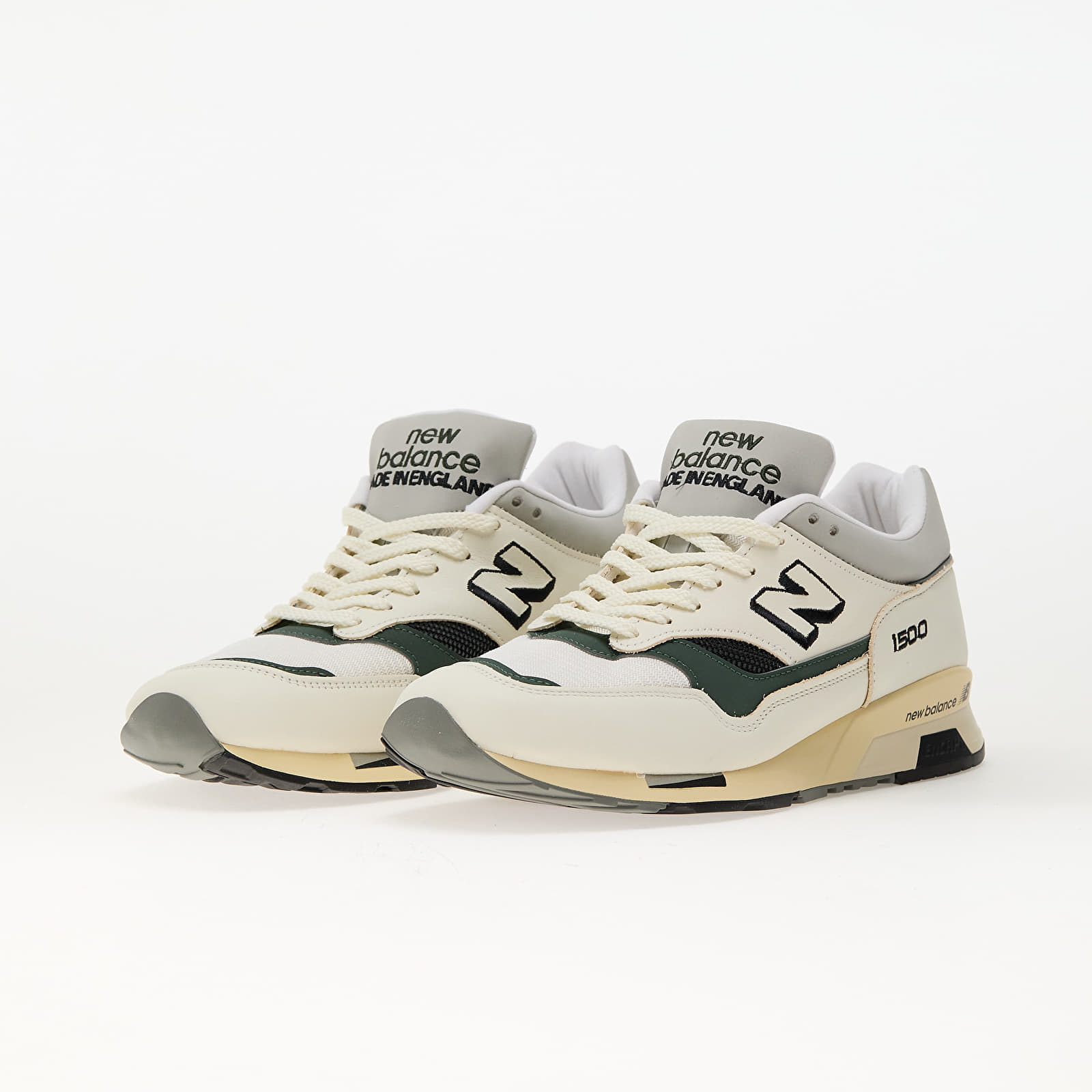 Мъжки кецове и обувки New Balance 1500 Made in UK White