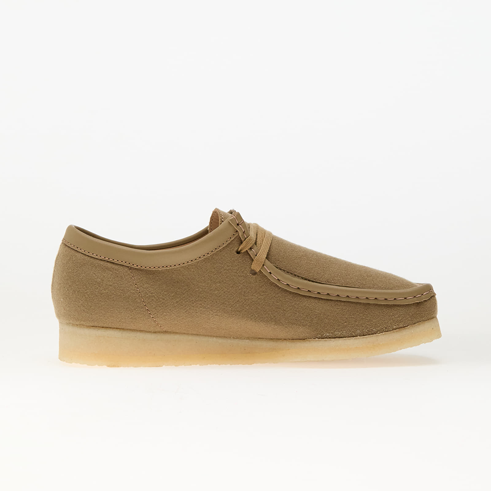 Pánské tenisky a boty Clarks Originals Wallabee Camel Wool
