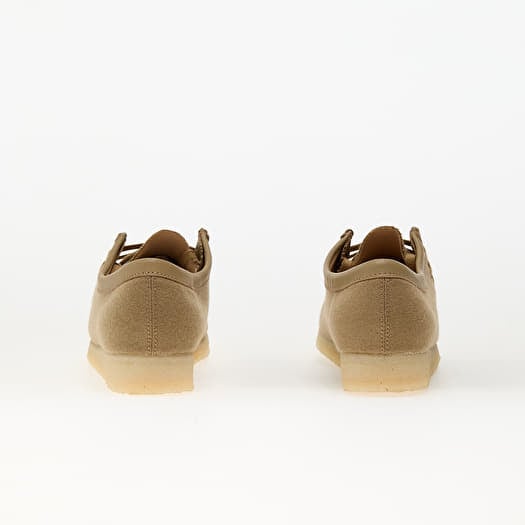 Мужская обувь Clarks Originals Wallabee Camel Wool (26178212