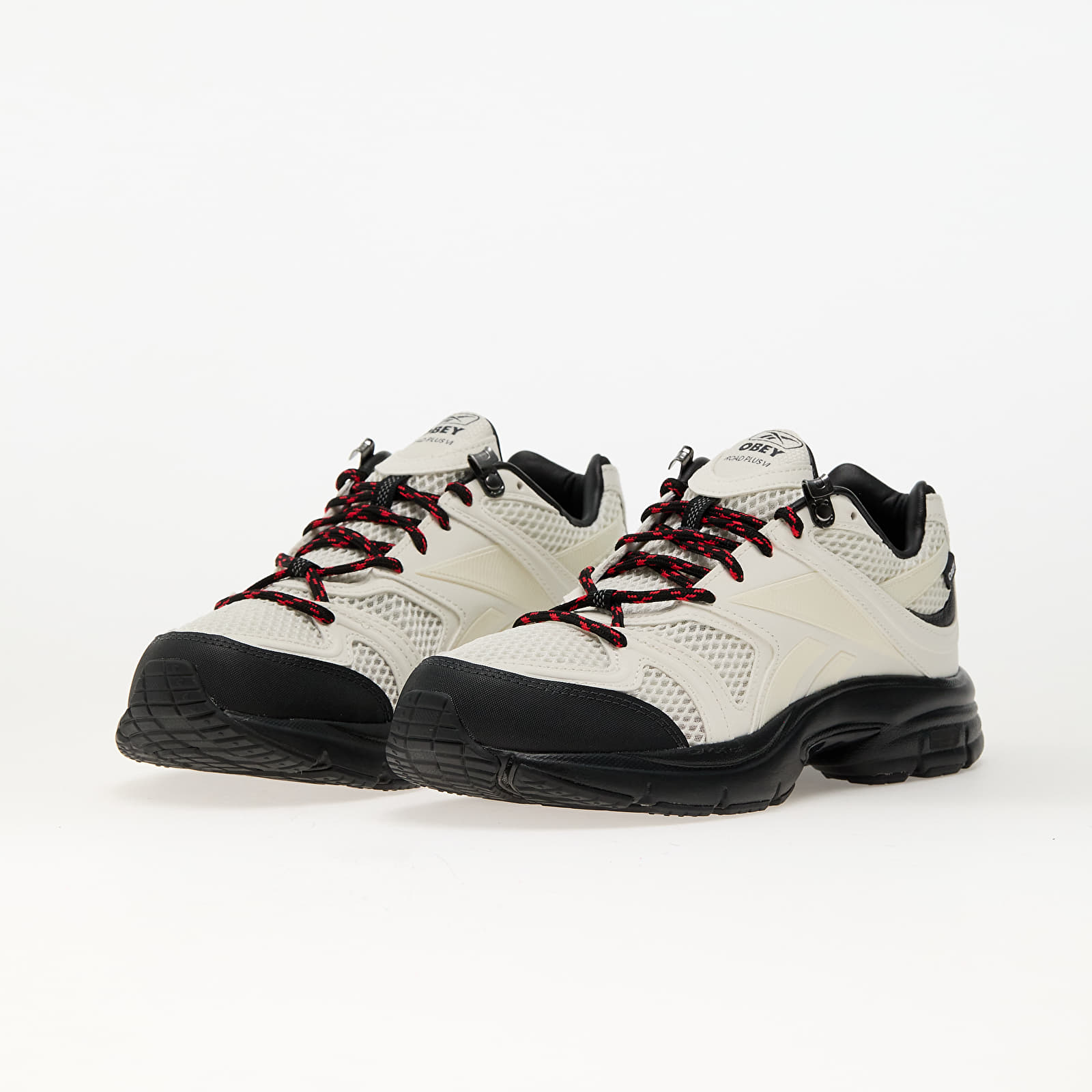 Pánske tenisky a topánky Reebok x OBEY Premier Road Plus Vi LTD Chalk/ Black/ Red