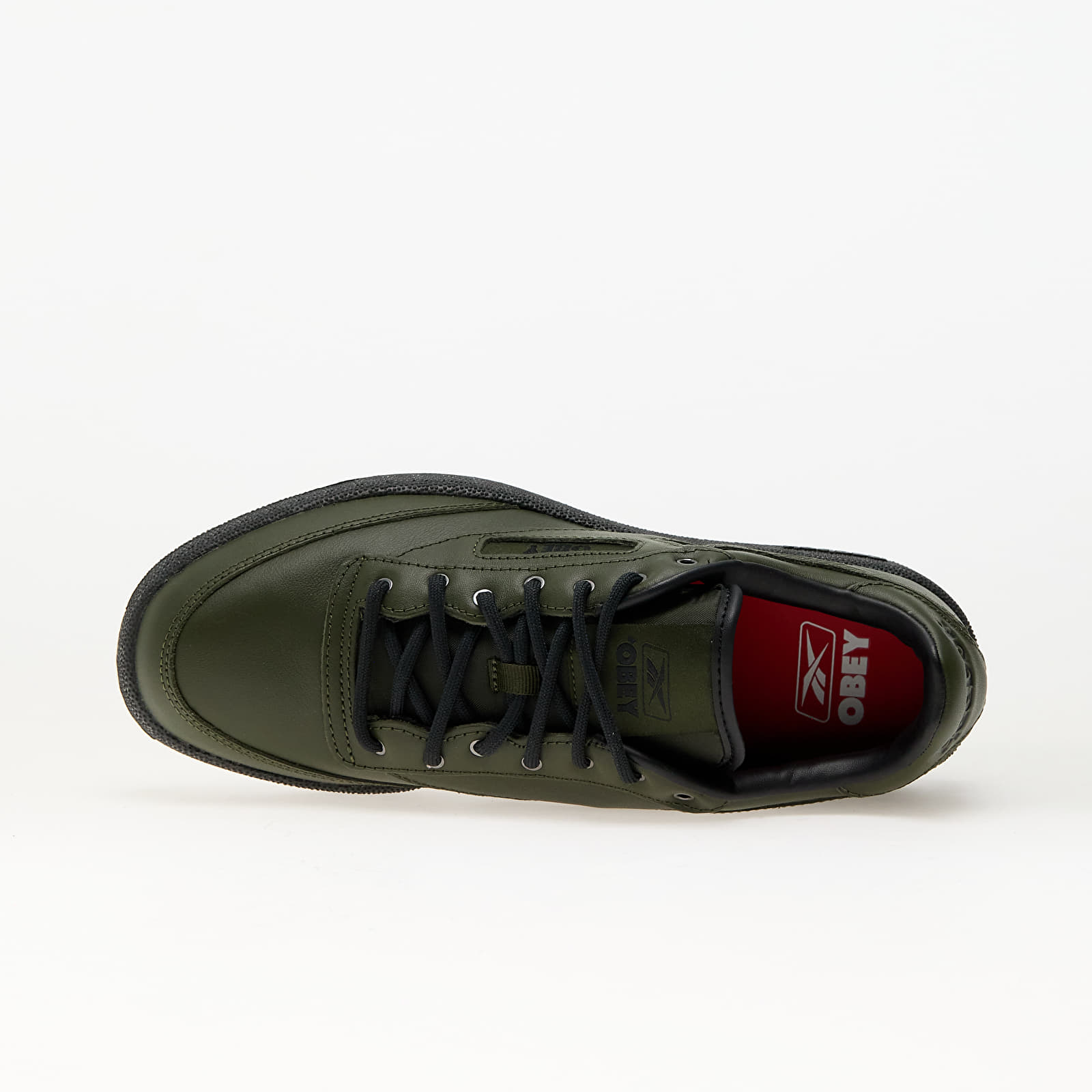 Herren Sneaker und Schuhe Reebok x OBEY Club C 85 LTD Green/ Black/ Red