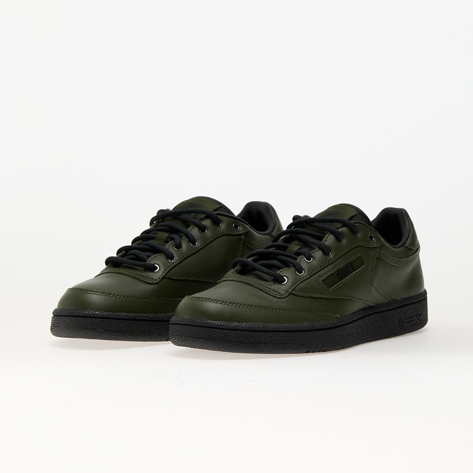 Herren Sneaker und Schuhe Reebok x OBEY Club C 85 LTD Green/ Black/ Red