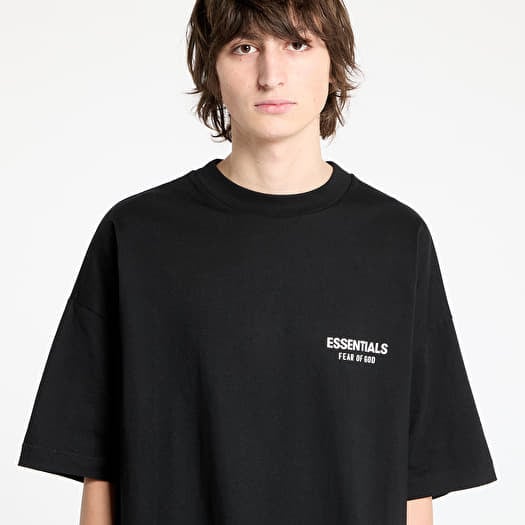 ESSENTIALS FEAR OF GOD Tシャツ ブラック Fear-Of-God-Essentials-Black-T