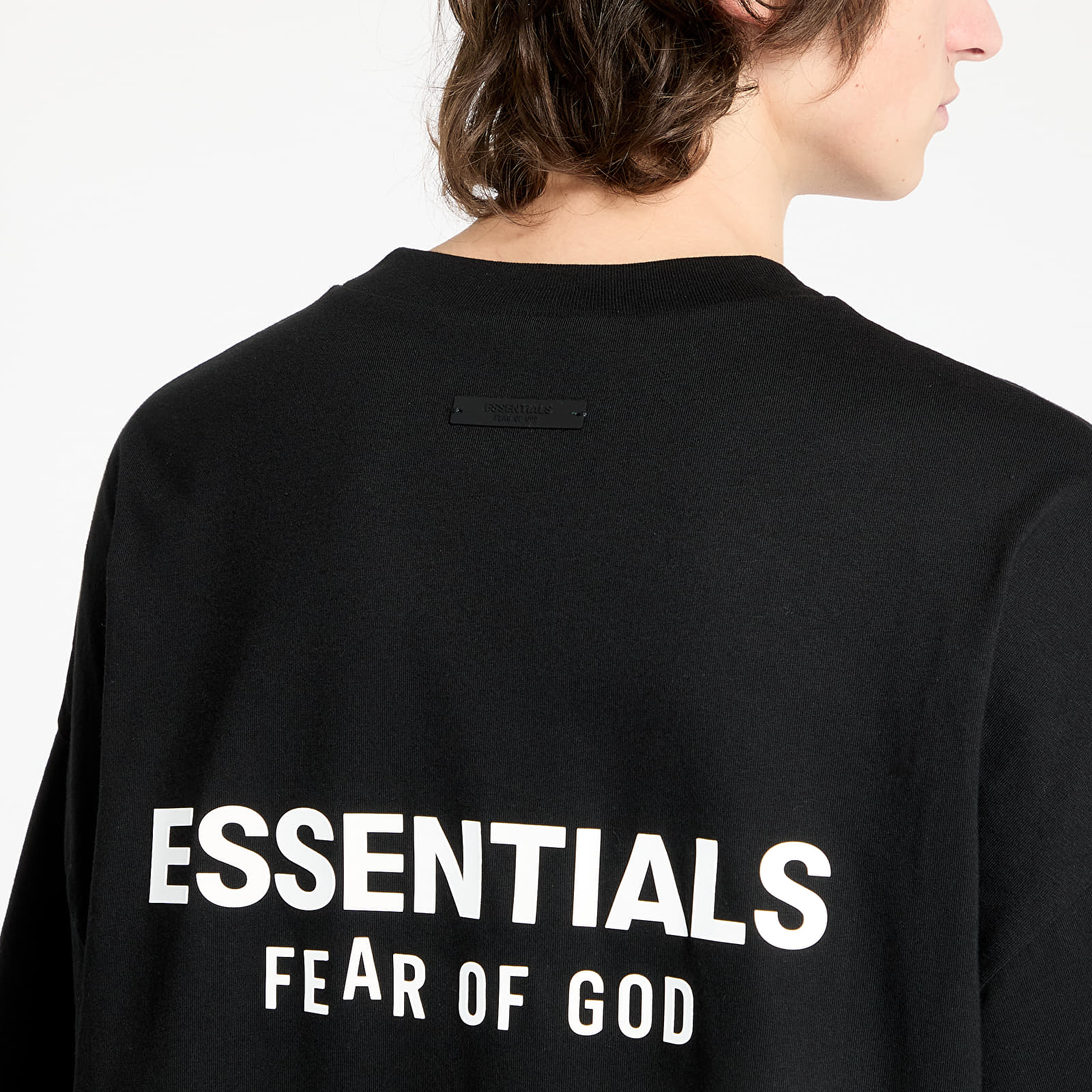 Magliette Fear Of God ESSENTIALS Jersey Crewneck T-Shirt Black