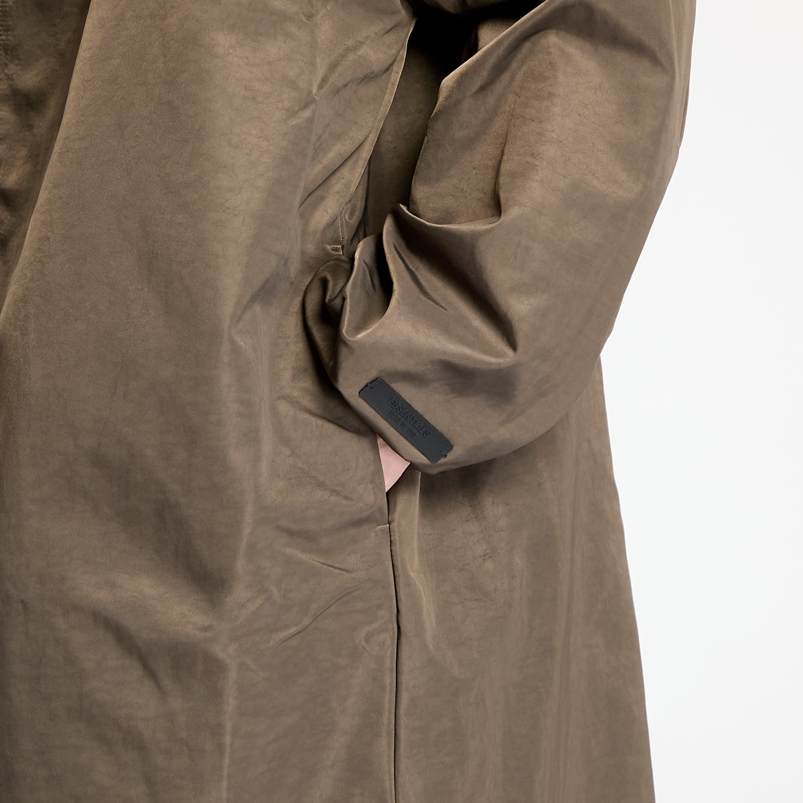 Jacken und Mäntel Fear Of God ESSENTIALS Textured Nylon Trench Coat Brown