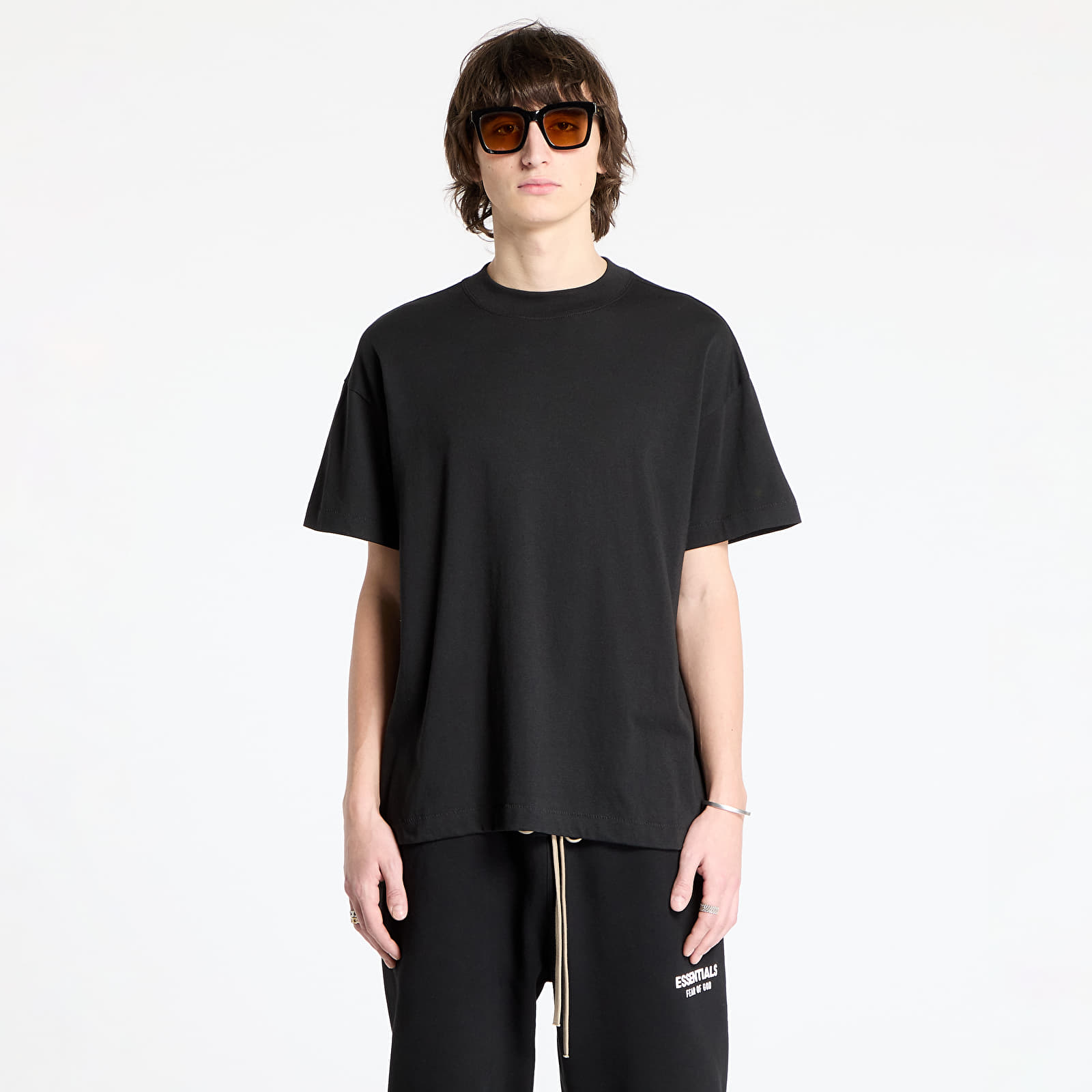Pólók Fear Of God ESSENTIALS 3-Pack Essential Tee Black
