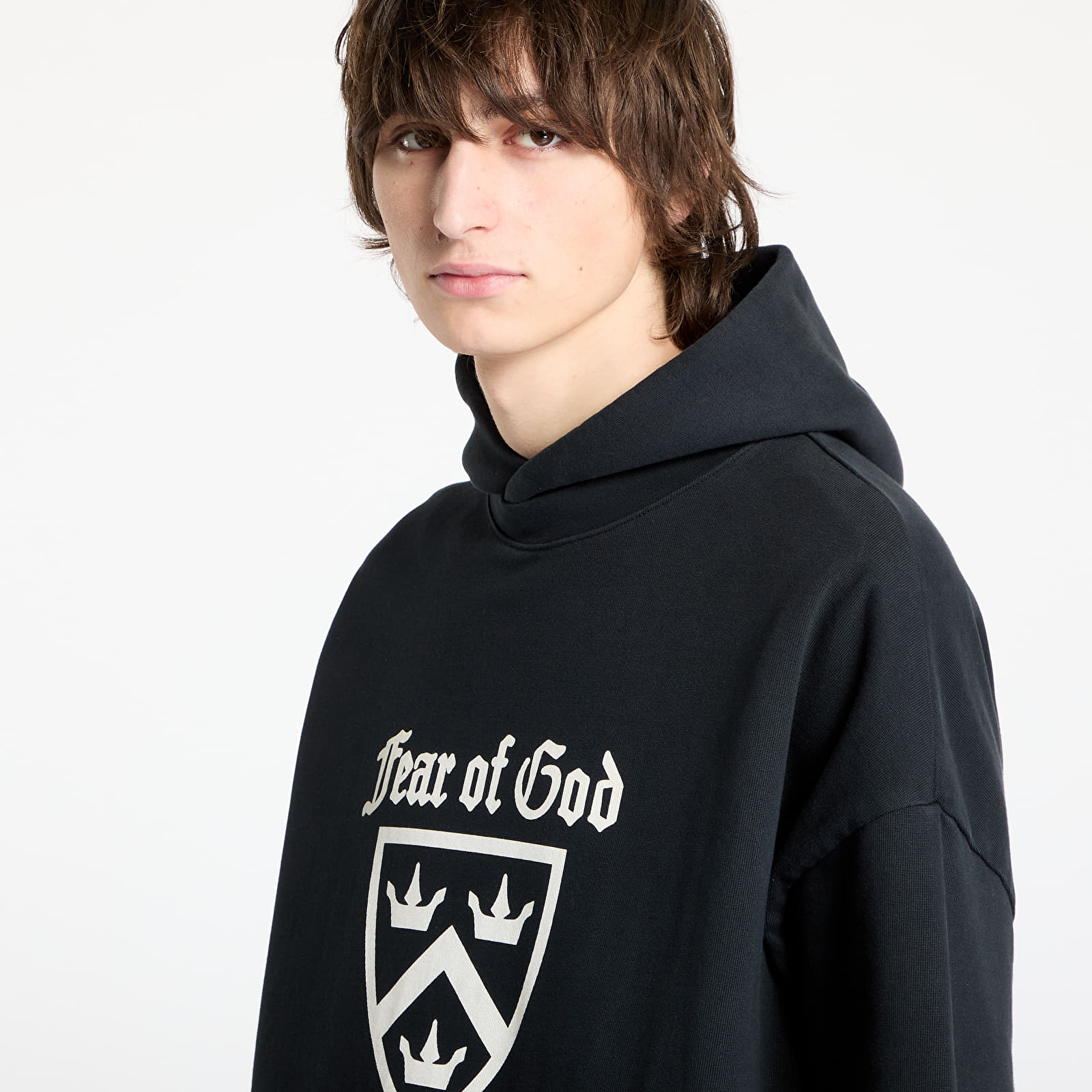 Pólók Fear Of God ESSENTIALS Heavy Crewneck Tee Black