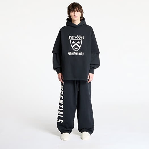 Heavy Crewneck Tee - Black | Fear of God ESSENTIALS | Fear