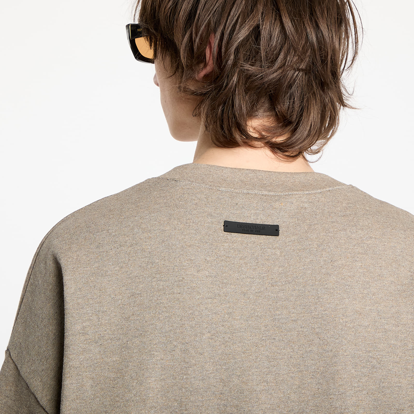 Koszulki Fear Of God ESSENTIALS Heavy Crewneck Tee Heather Gray