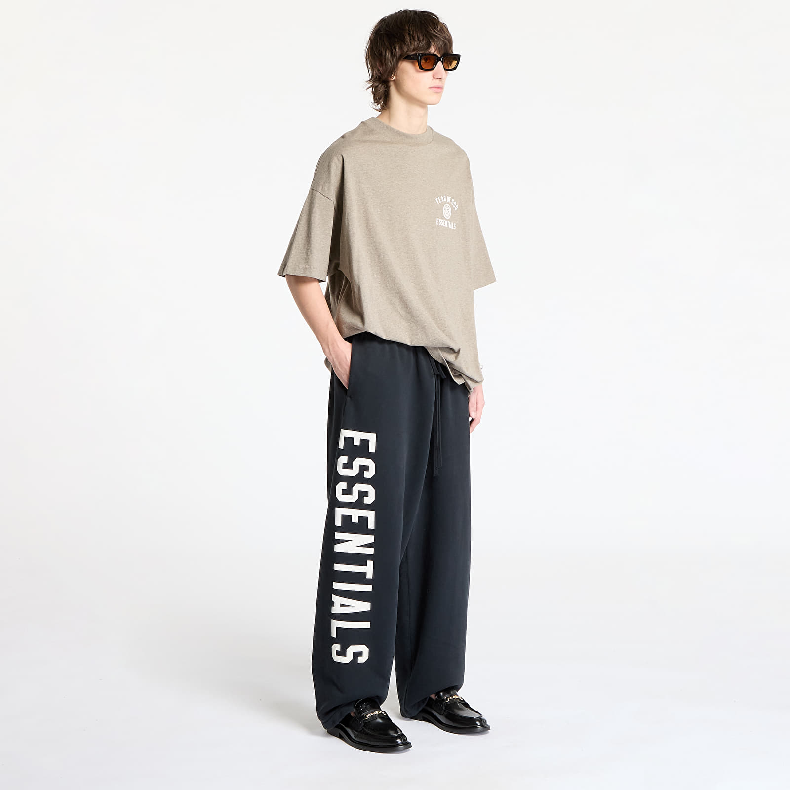 Koszulki Fear Of God ESSENTIALS Jersey Crewneck Tee Heather Gray
