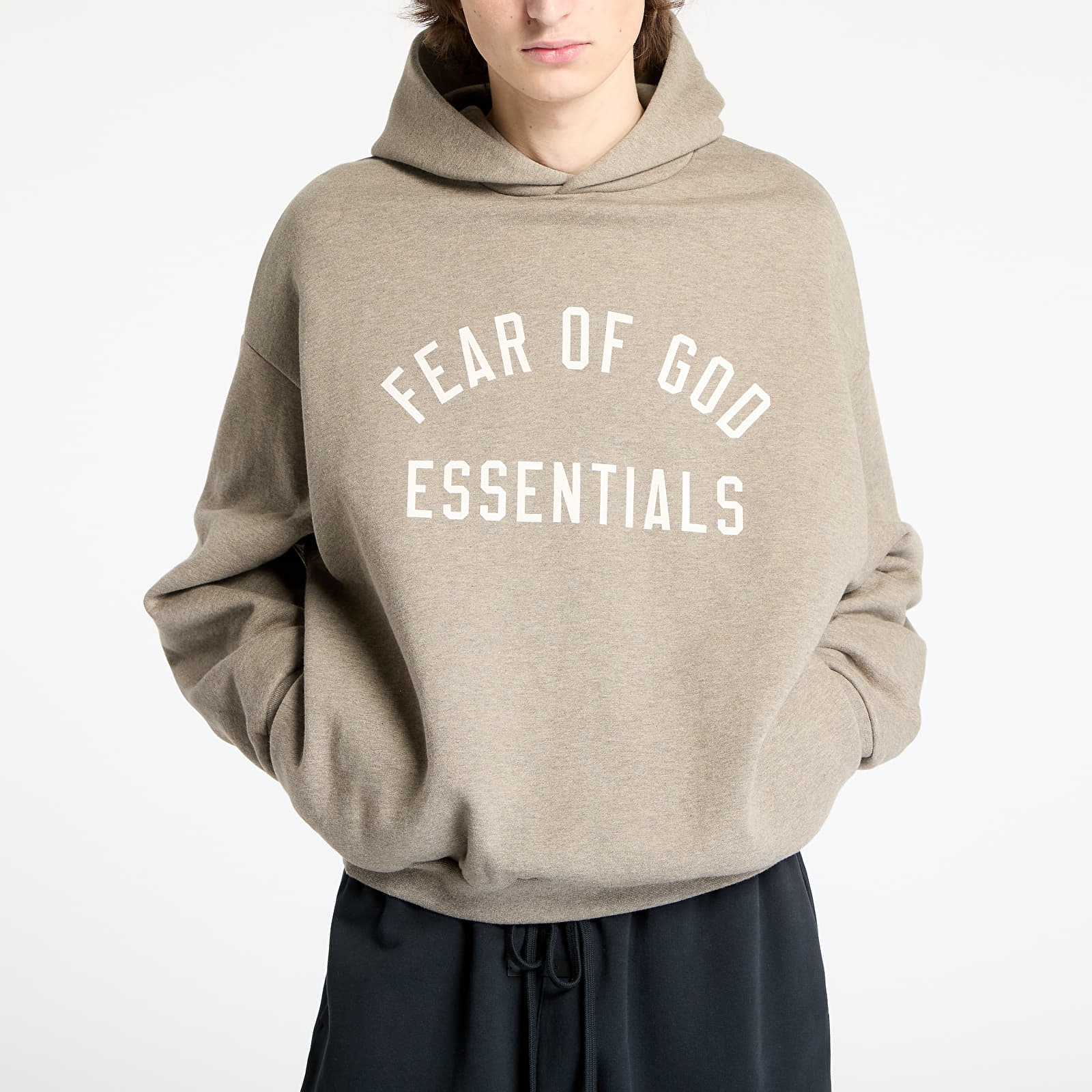 Hoodies and sweatshirts  Fear Of God ESSENTIALS Fleece Hoodie Heather Gray