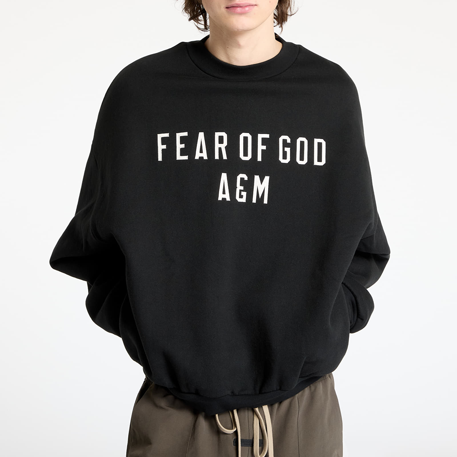 Hoodies and sweatshirts Fear Of God ESSENTIALS Heavy Fleece Crewneck Black