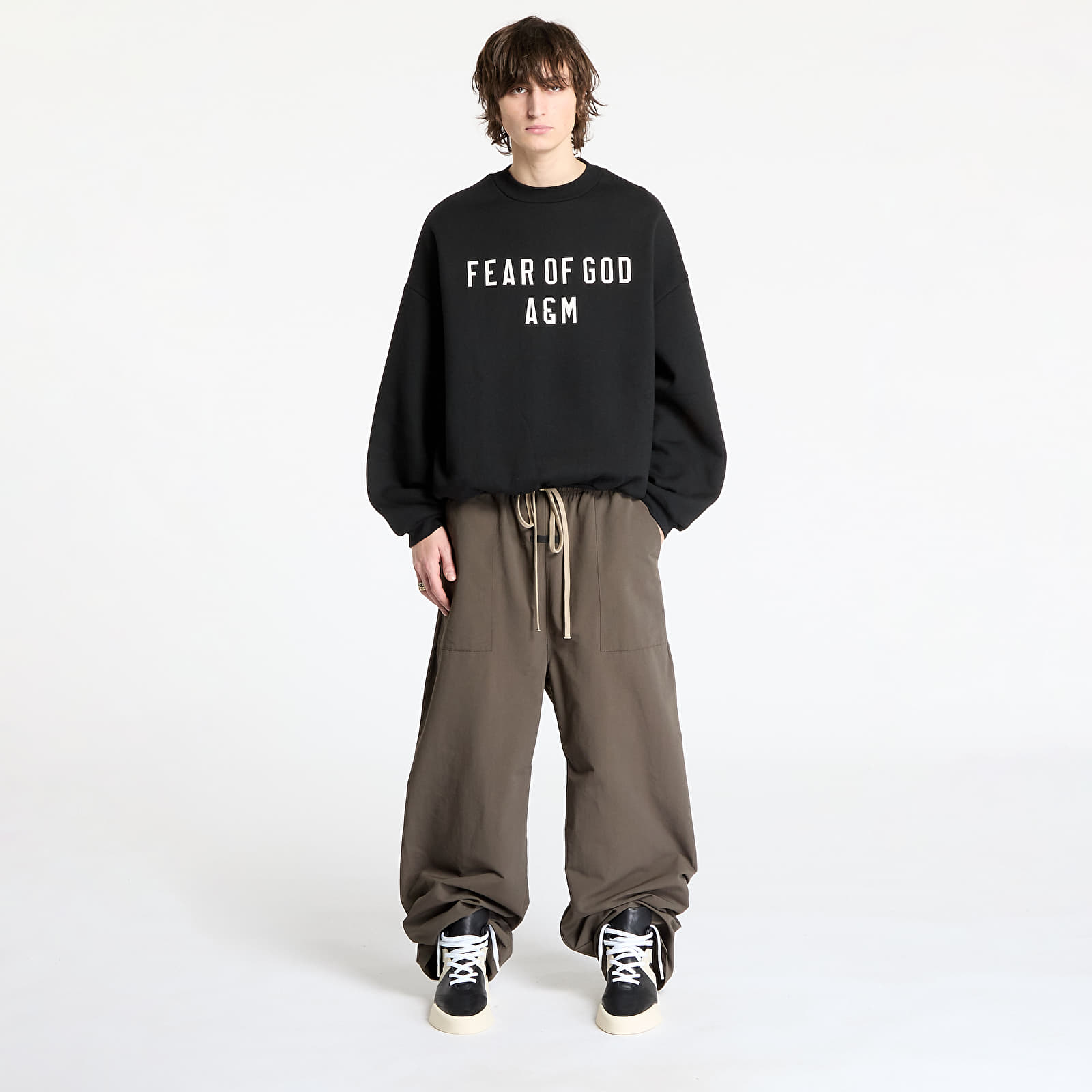 Hoodies and sweatshirts Fear Of God ESSENTIALS Heavy Fleece Crewneck Black