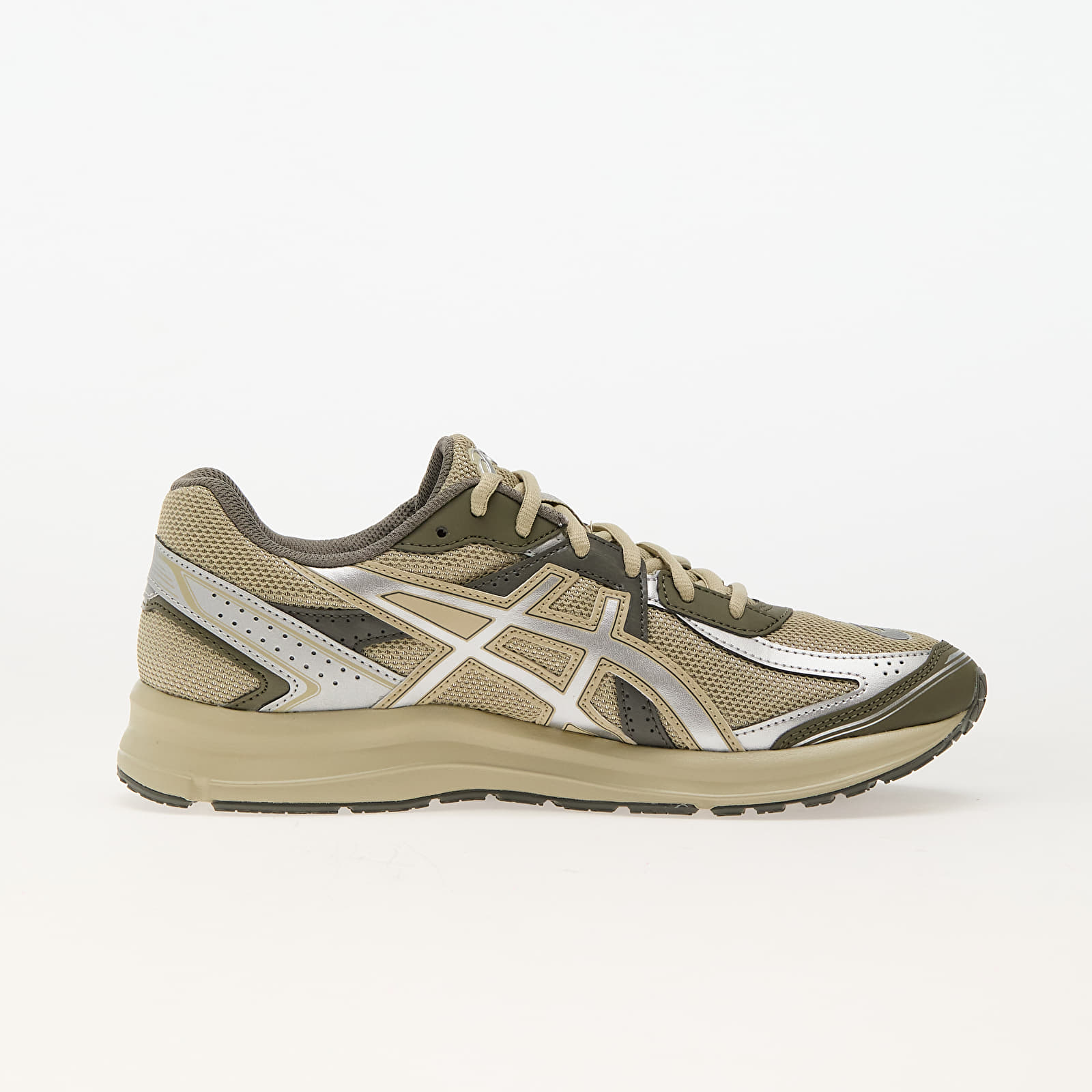 Férfi cipők Asics Jog 100S Khaki/ Pure Silver