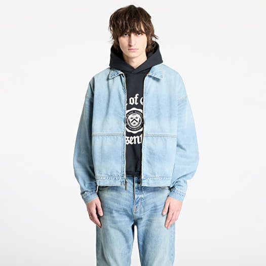 Fear Of God ESSENTIALS Denim Trucker Jacket Vintage Blue