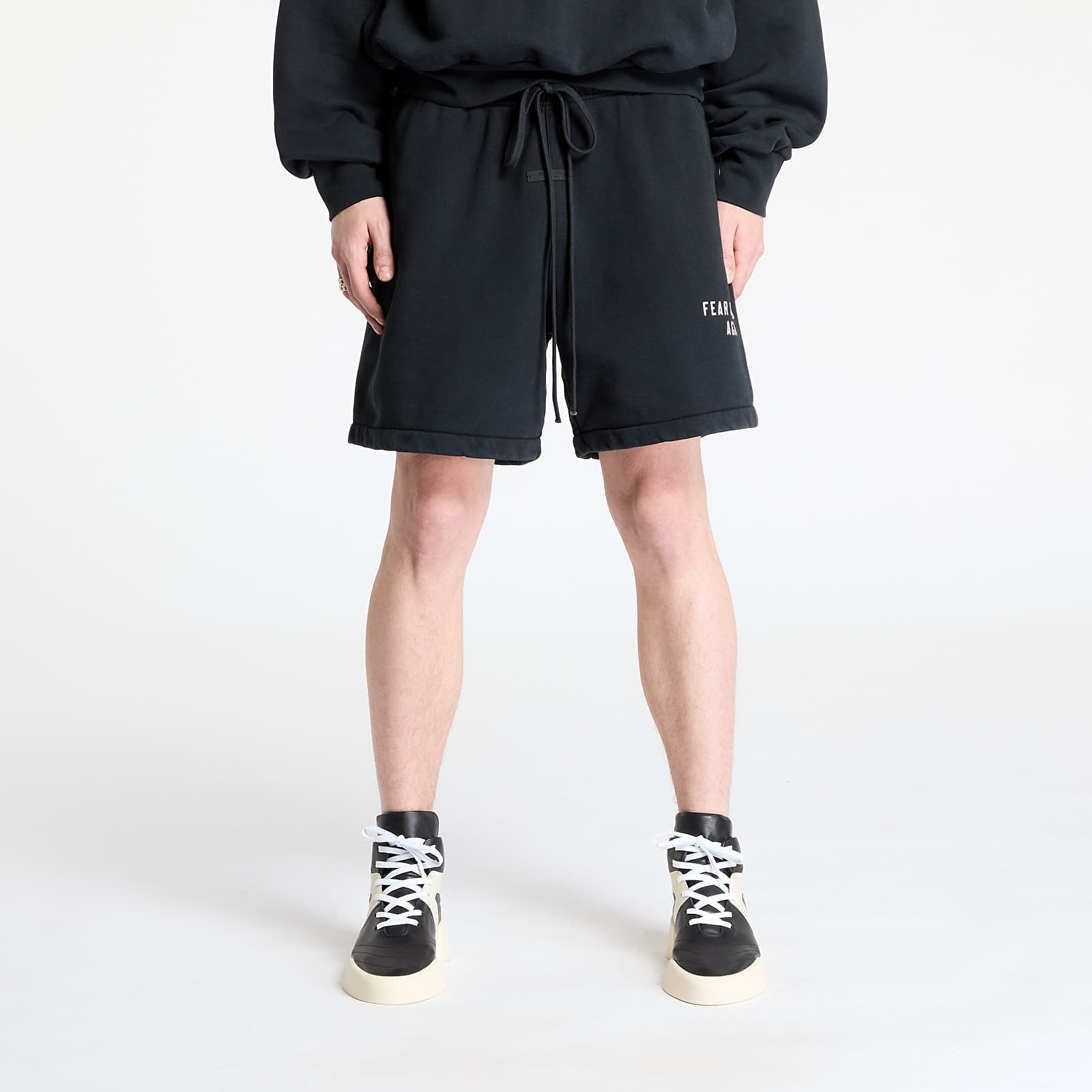Szorty Fear Of God ESSENTIALS Heavy Fleece Soccer Short Black XXL