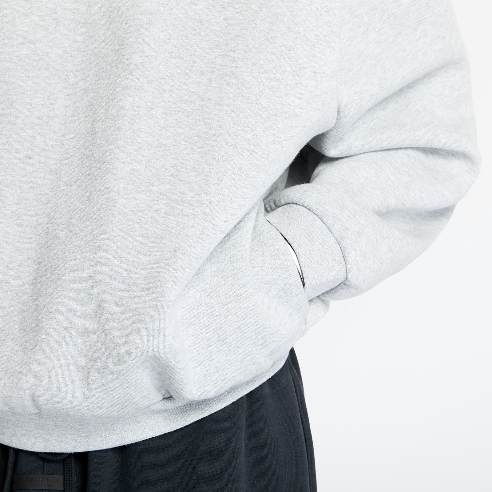 Hoodies and sweatshirts  Fear Of God ESSENTIALS Fleece Crewneck Light Heather Gray