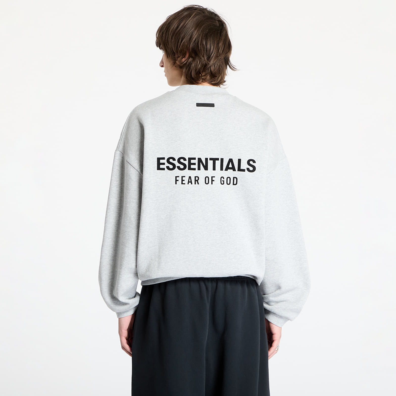 Hoodies and sweatshirts  Fear Of God ESSENTIALS Fleece Crewneck Light Heather Gray