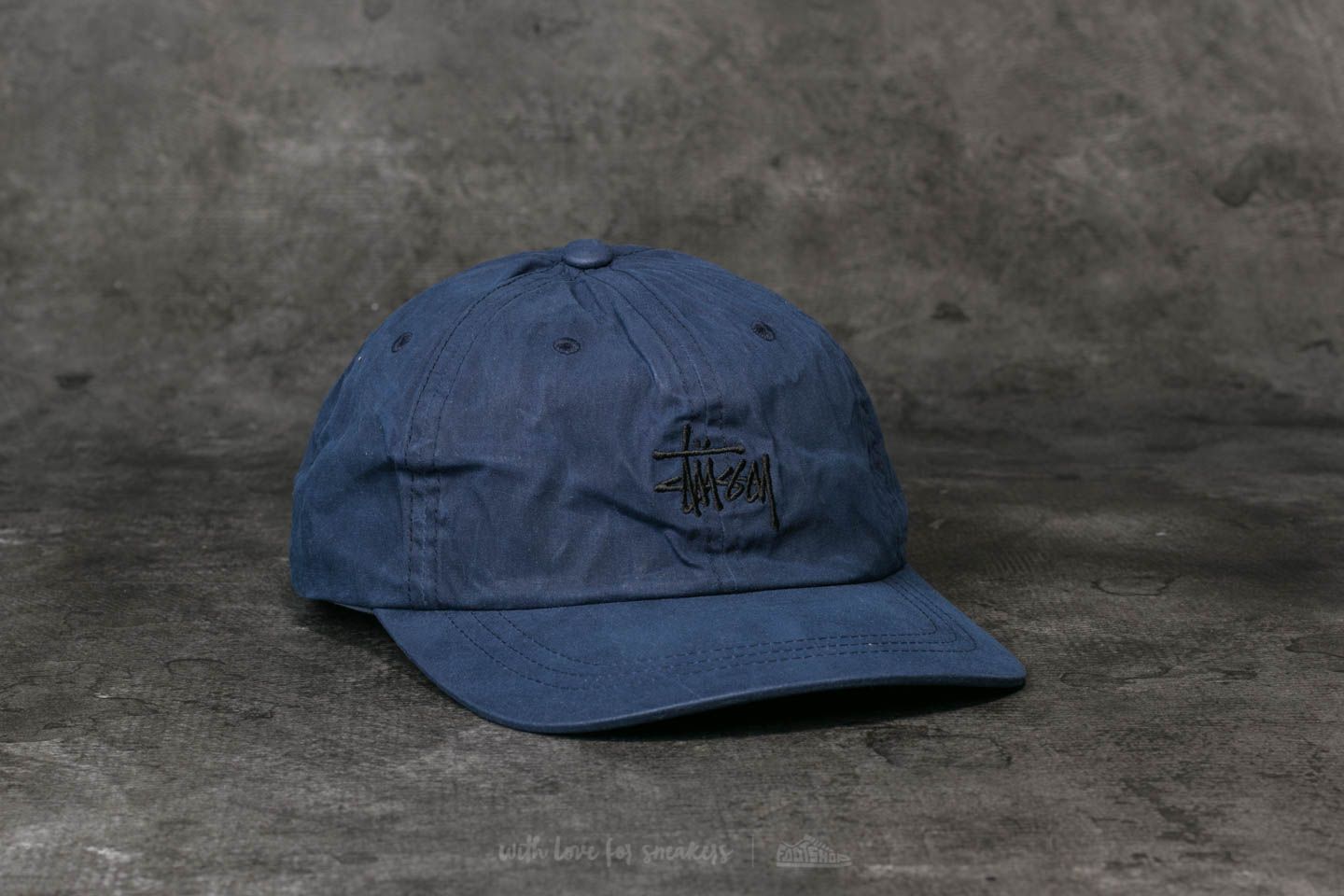 Cappelli Stüssy Wax Cotton Low Pro Cap Blue