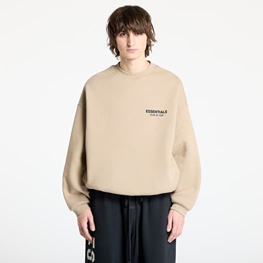 Fear Of God ESSENTIALS Fleece Crewneck Desert Sand