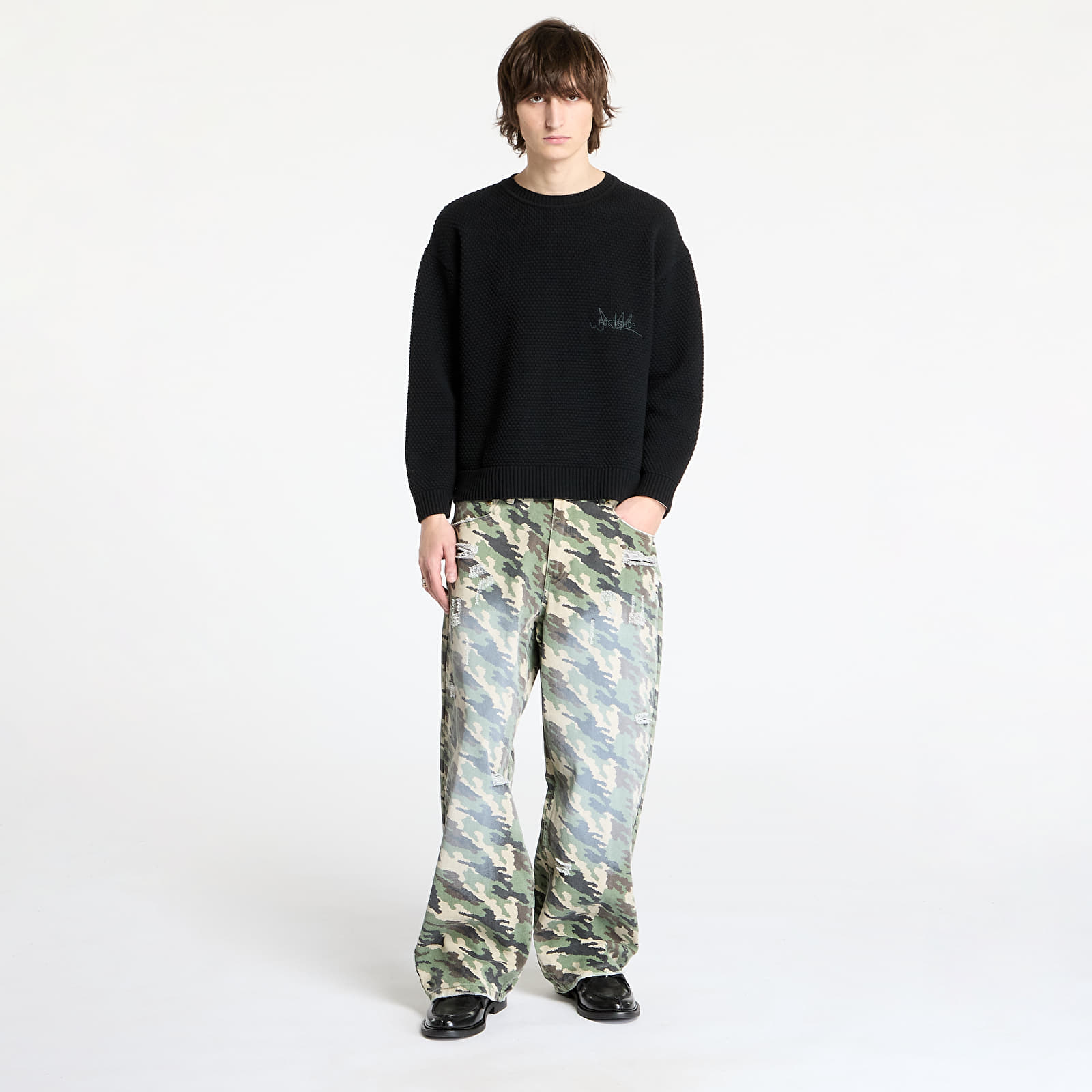 Swetry FTSHP Everyday Sweater UNISEX Black