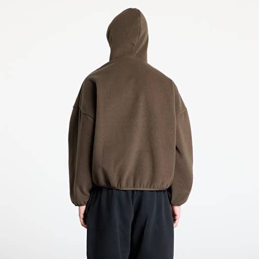 Sweatshirts Fear Of God ESSENTIALS Brushed Hoodie Brown Footshop