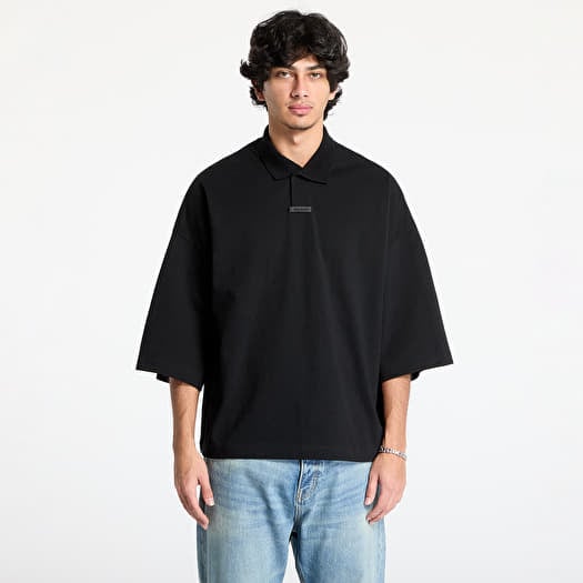 Tricou Fear Of God ESSENTIALS Pique Polo Black