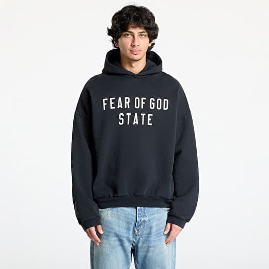 Sudaderas Fear Of God ESSENTIALS Heavy Fleece Hoodie Black Footshop