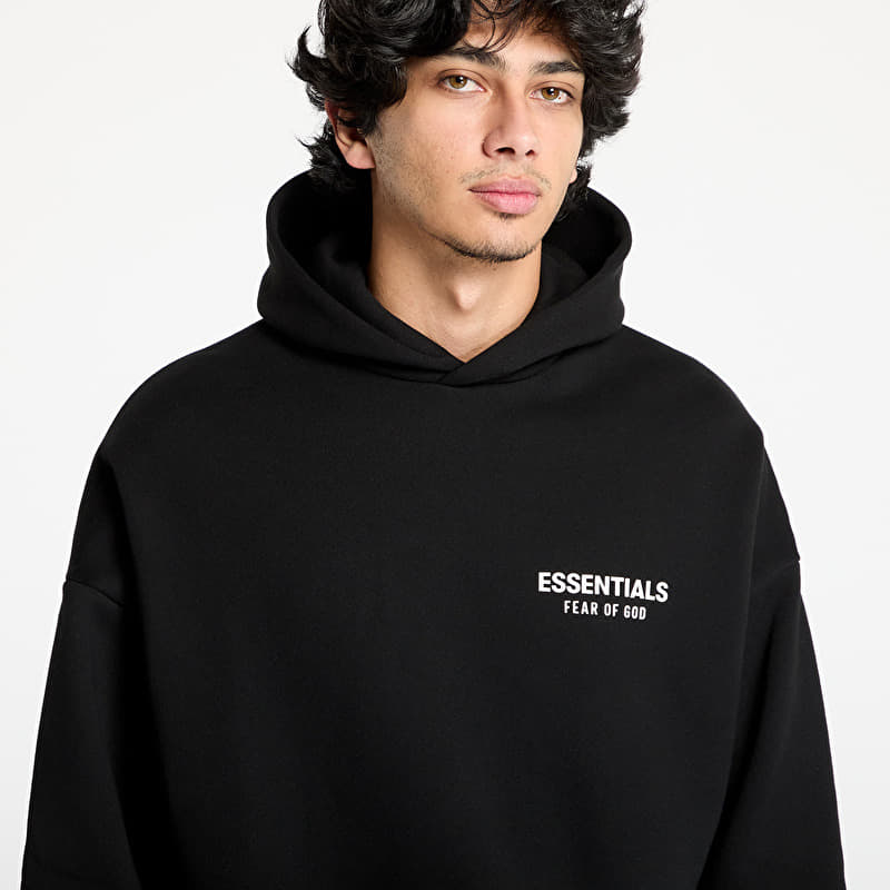 Fear Of God ESSENTIALS Fleece Hoodie Black | Footshop