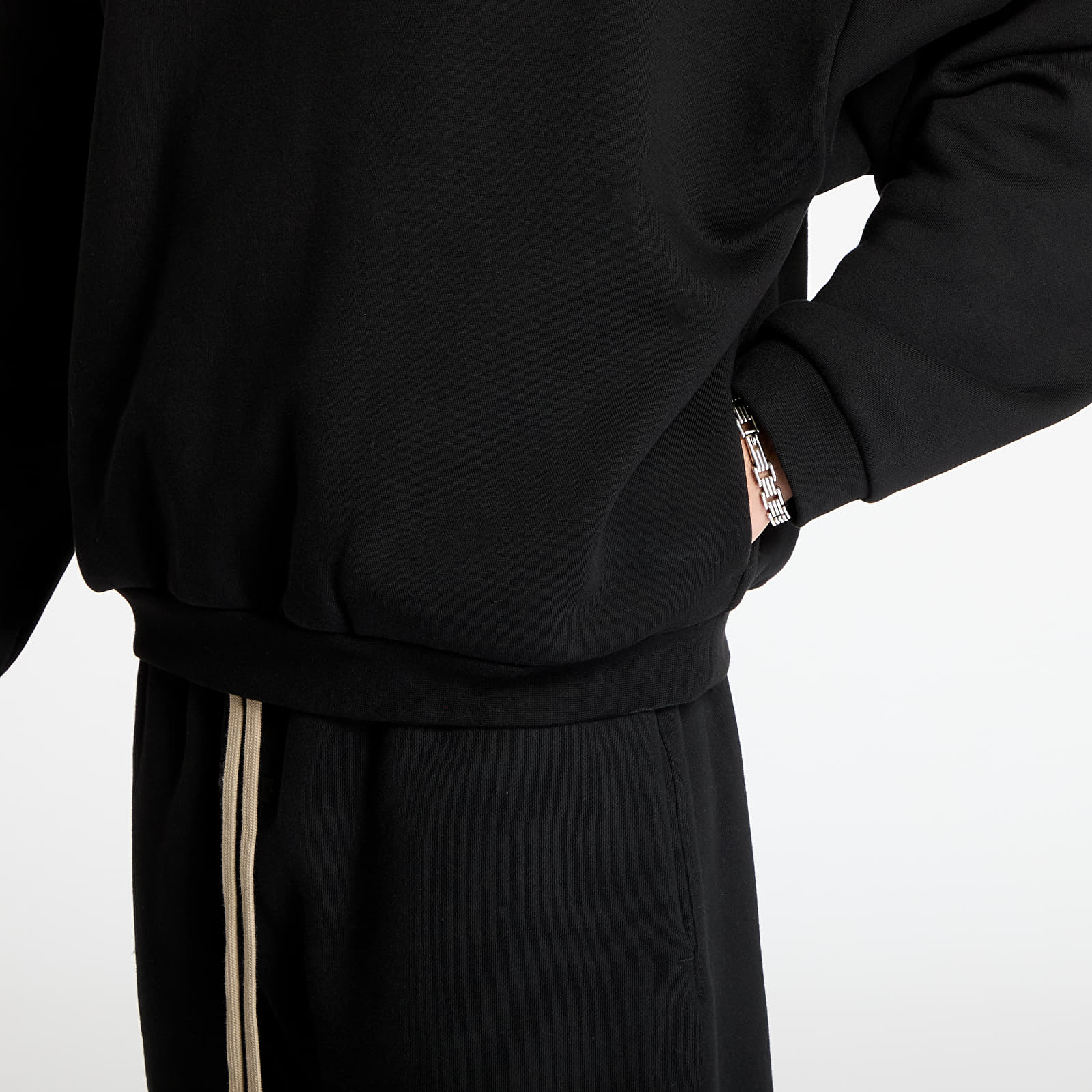 Puloverji   Fear Of God ESSENTIALS Fleece Hoodie Black