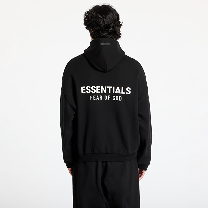 Fear Of God ESSENTIALS Fleece Hoodie Black | Footshop