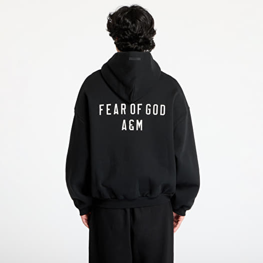 Fear Of God ESSENTIALS Heavy Fleece Fullzip Hoodie Black | Footshop
