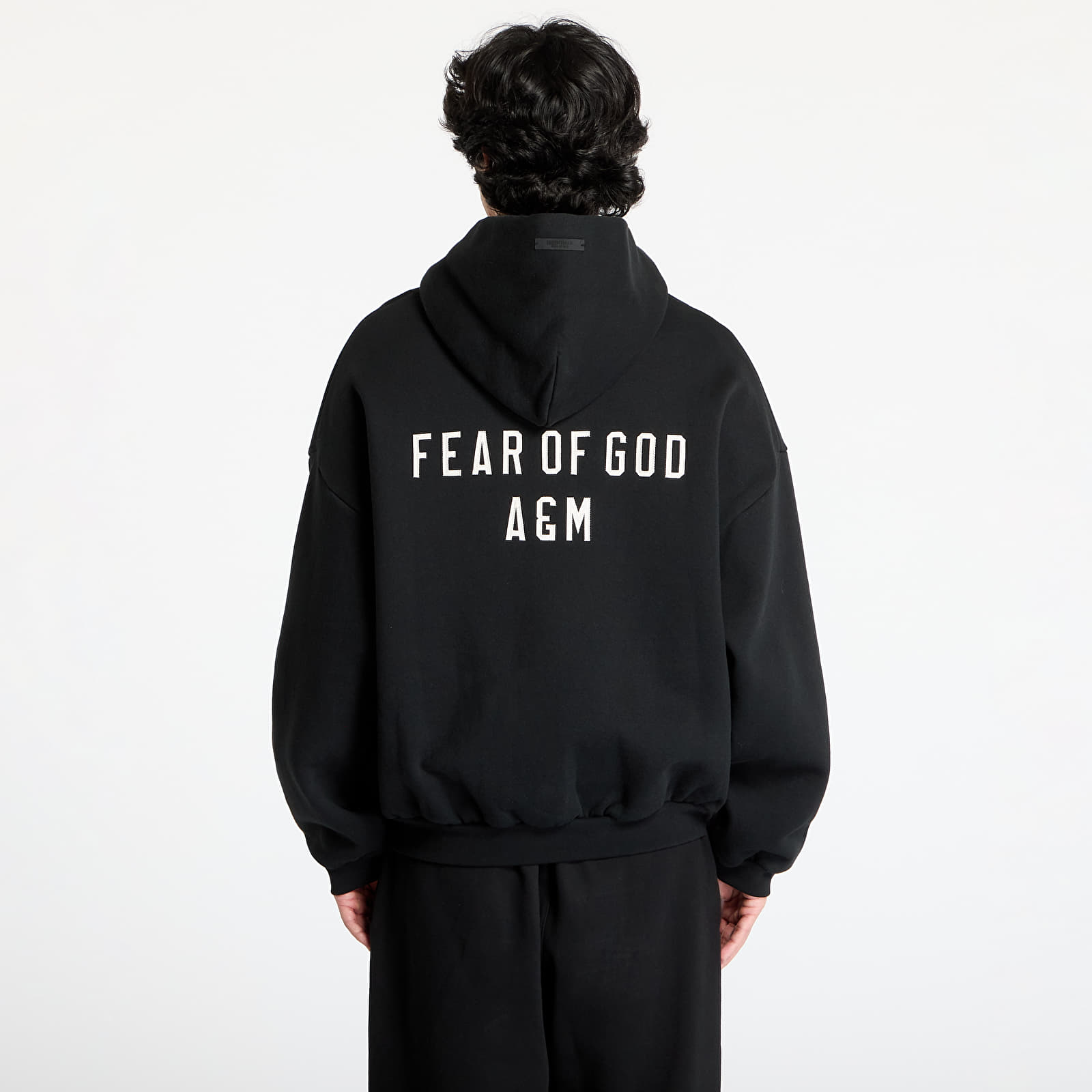 Felpe Fear Of God ESSENTIALS Heavy Fleece Fullzip Hoodie Black