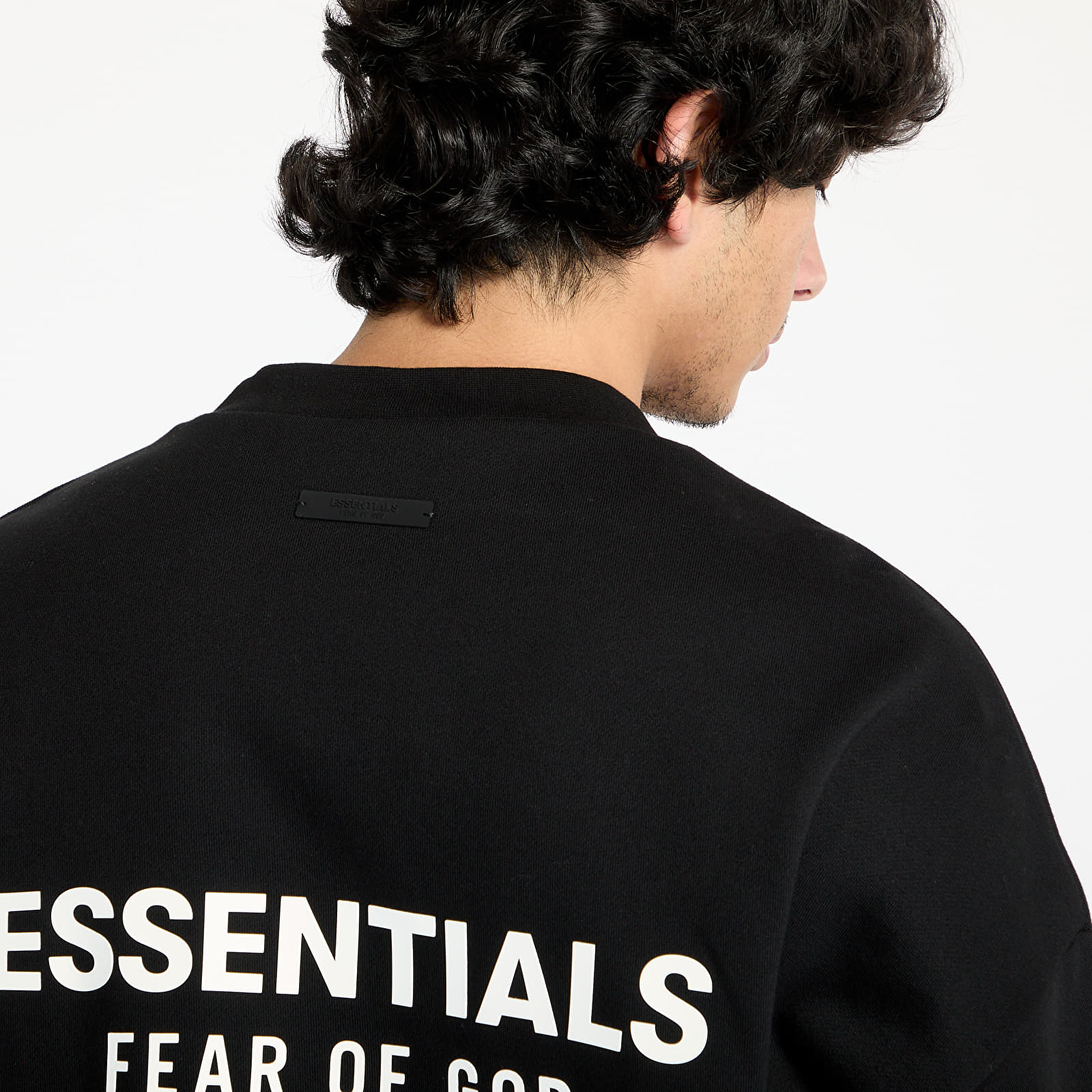 Суичърти Fear Of God ESSENTIALS Fleece Crewneck Black