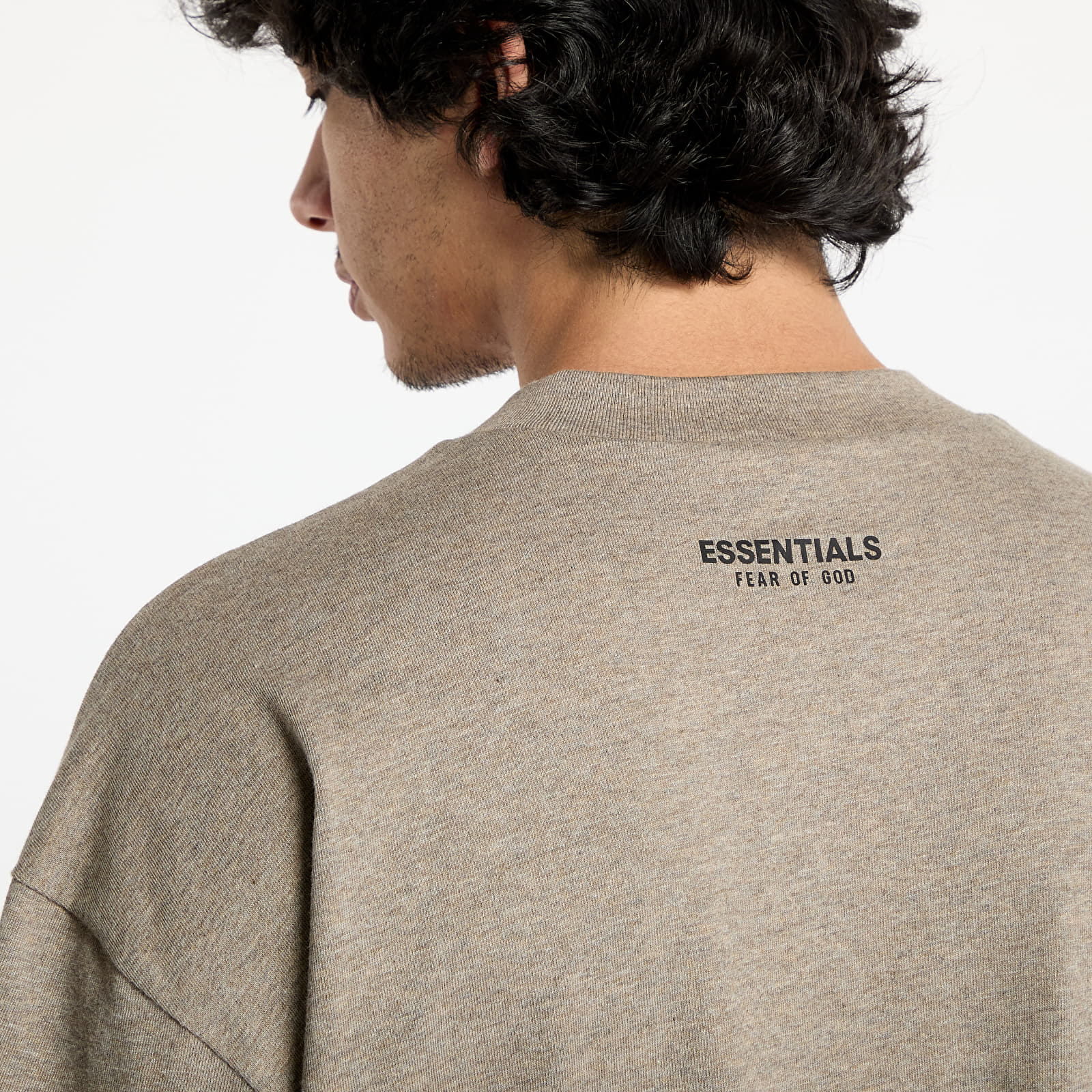 T-Shirts Fear Of God ESSENTIALS 3-Pack Essential V-Neck T-Shirt Heather Gray