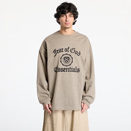 FOG ESSENTIALS HEAVY LONGSLEEEVE TEE HEATEHR GRAY ロンT T-shirts Fear Of God ESSENTIALS Heavy Longsleeve Tee Heather