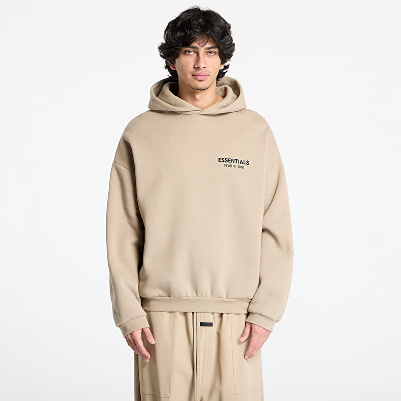 Fear Of God ESSENTIALS Fleece Hoodie Desert Sand | Footshop