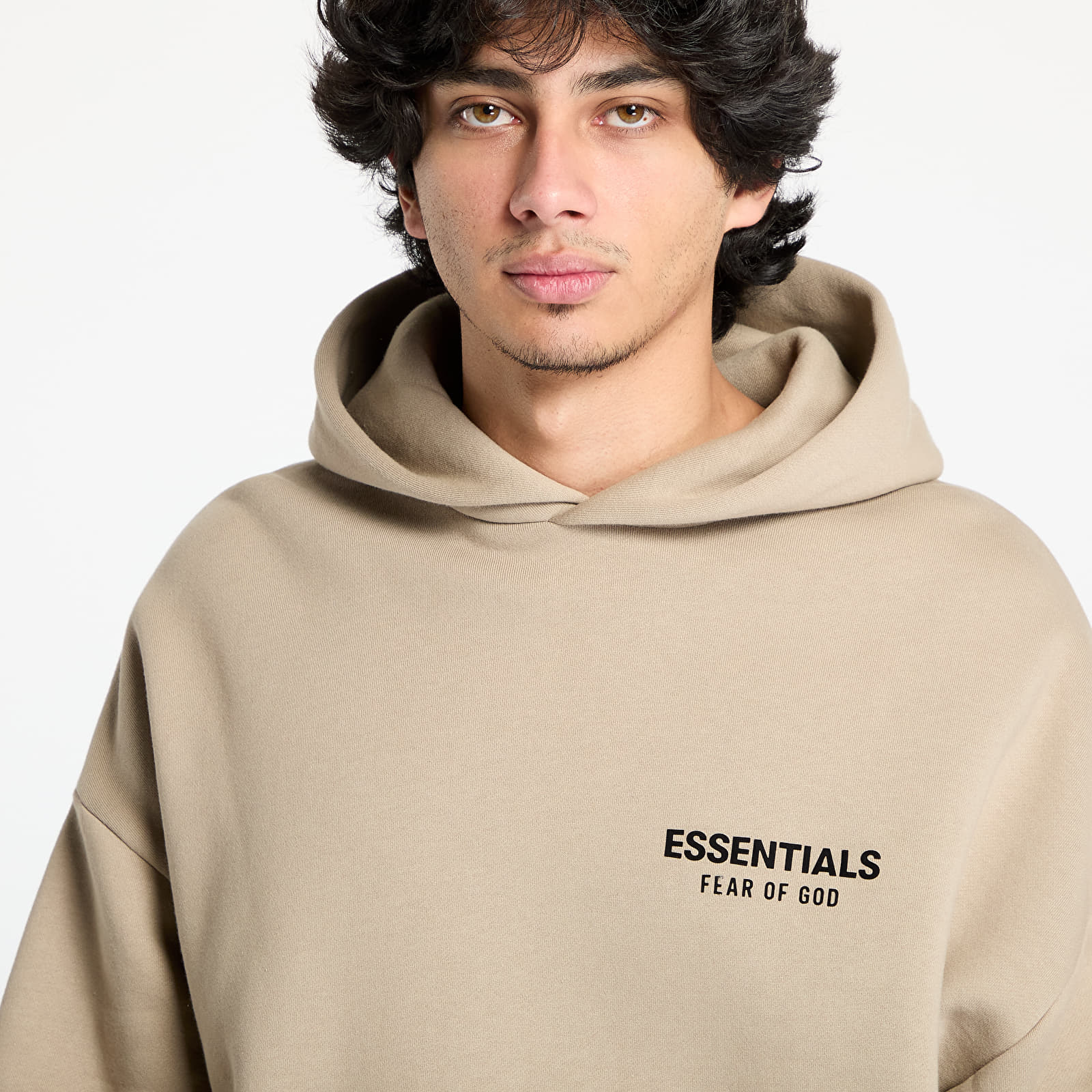 Hoodies e sweatshirts Fear Of God ESSENTIALS Fleece Hoodie Desert Sand