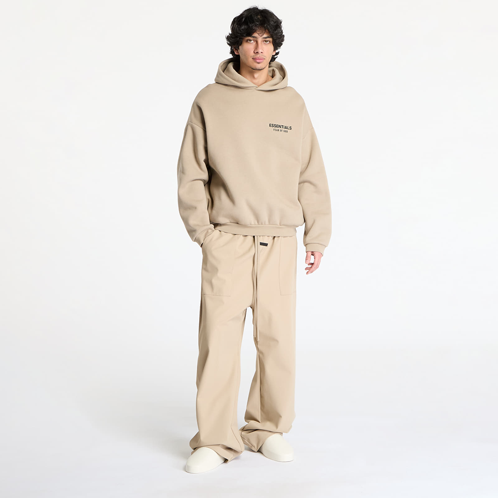Hoodies e sweatshirts Fear Of God ESSENTIALS Fleece Hoodie Desert Sand