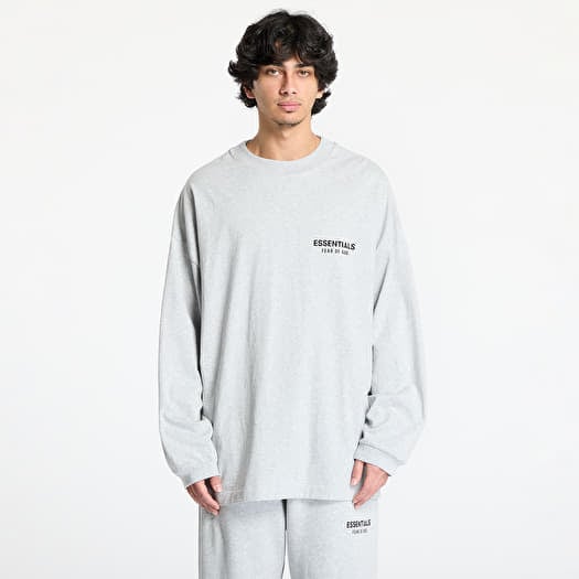 FOG ESSENTIALS HEAVY LONGSLEEEVE TEE HEATEHR GRAY ロンT T-shirts Fear Of God ESSENTIALS Heavy Longsleeve Tee Heather